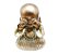 Estátua Buda Ceguinho Estatueta Monge 9 cm Dourado - Imagem 1
