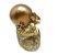 Estátua Buda Ceguinho Estatueta Monge 9 cm Dourado - Imagem 2