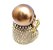 Estátua Buda Mudinho Estatueta Monge 9 cm Dourado - Imagem 3