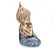 Estátua Buda Tibetano Orando Estatueta 10 cm Dourado e Azul - Imagem 2