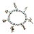 Pulseira Ibeji Erê Orixás Rosa e Azul Bebê Ajustável - Imagem 2