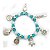 Pulseira Iemanjá Rainha do Mar Degrade Azul Orixá Ajustável - Imagem 2
