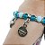 Pulseira Iemanjá Rainha do Mar Degrade Azul Orixá Ajustável - Imagem 4