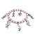 Pulseira Ibeji Erê Orixás Rosa Ajustáve Umbanda Candomblé - Imagem 1