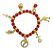 Pulseira Completa Pombagira Sete Saias Vermelha e Dourada - Imagem 2