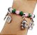 Pulseira São Cosme e Damião Rosa e Verde  Ajustável - Imagem 6