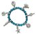 Pulseira Feminina de Iemanjá Azul Rainha do Mar Ajustável - Imagem 1