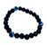 Pulseira Unisex Olho Grego da Sorte Ajustável Preta - Imagem 2