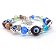 Pulseira Feminina Olho Grego e Mão de Fátima Mão Hamsá Color - Imagem 4