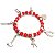 Pulseira Ogum Orixás Umbanda Candomblé Vermelho Ajustável - Imagem 4