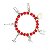 Pulseira Ogum Orixás Umbanda Candomblé Vermelho Ajustável - Imagem 2