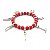 Pulseira Ogum Orixás Umbanda Candomblé Vermelho Ajustável - Imagem 1