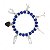 Pulseira Ogum Orixás Umbanda Candomblé Azul Ajustável - Imagem 4