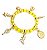 Pulseira Oxum Orixás Umbanda Candomblé Ajustável - Imagem 4