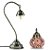 Abajur Turco Mosaico Metal E Vidro Vermelho Bivolt 40cm - Imagem 3