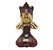 Trio Mini Buda Tailandês da Sabedoria Red Gold 6 cm - Imagem 2