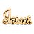 Palavra Jesus Dourado de Mesa Decorativa Enfeite Detalhado - Imagem 2