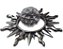 Fio de Luz Sol com Cristal facetado Decorativo Metal - Imagem 2