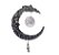 Fio de Luz Luar com Cristal facetado Decorativo Metal - Imagem 1