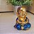 Buda Baby Refletindo Dourando Azul Brilhante Buda 9 cm - Imagem 4