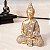 Buda Tailandês Meditando Dourando Brilhante Buda 9 cm - Imagem 4