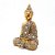 Buda Tailandês Meditando Dourando Brilhante Buda 9 cm - Imagem 3