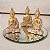 Trio Mini Buda Tailandês Rezando Orando Estatueta Buda 4 cm - Imagem 5