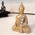 Buda Tailandês Refletindo Dourando Brilhante Buda 9 cm - Imagem 4