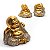 Trio De Buda Estatueta Cego Surdo Mudo Estatueta Buda 4 cm - Imagem 1