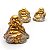 Trio De Buda Estatueta Cego Surdo Mudo Estatueta Buda 4 cm - Imagem 3