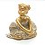Bailarina Sentada Estatueta Enfeite Decoração Resina 4 cm - Imagem 1