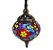Abajur Turco Mosaico Metal E Vidro Colorido Istambul 75 Cm - Imagem 2