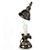 Abajur Turco Mosaico Metal Vidro Onda Colorida Bivolt 28 cm - Imagem 3