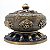 Turíbulo Incensário De Mesa Metal Riqueza Sofisticação 8cm - Imagem 3