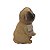 Enfeite Trio de Pug Placa de Bem Vindo em Resina 10 cm - Imagem 3
