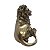 Estatua Enfeite de Resina Leão Cobre Brilhante Força 19 cm - Imagem 4