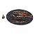 Incensário Metal Vareta Dragão Vermelho e Dourado Íman 11 cm - Imagem 3