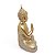 Buda Tibetano da Sabedoria Meditação Gold Com Strass 20 cm - Imagem 2