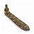 Incensário Vareta Buda Tibetano Detalhes em Bronze 20 cm - Imagem 1