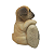 Estatueta Delicada Cachorrinho Pug Plaquinha Gratidão 7 cm - Imagem 2