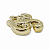 Palavra Fé Dourado de Mesa Decorativa Enfeite Detalhado  8cm - Imagem 3