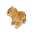Estatueta Delicada Gatinho Laranja Detalhado 14 cm - Imagem 2