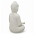 Estátueta Buda Tibetano Luminária Porcelana 19 cm - Imagem 3