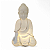Estátueta Buda Tibetano Luminária Porcelana 19 cm - Imagem 4