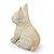 Estatueta Delicada Cachorrinho Bulldog Francês 14 cm - Imagem 3