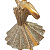 Bailarina Delicada Enfeite Decoração Brilhante Resina 20 cm - Imagem 4
