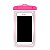 Capa de Celular Transparente Rosa Prova Dágua Universal - Imagem 3