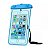 Capa de Celular Transparente Azul Prova Dágua Universal - Imagem 2