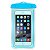 Capa de Celular Transparente Azul Prova Dágua Universal - Imagem 1