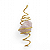 Suncatcher Captador Catalisador Energia Quartzo Rosa 10 cm - Imagem 1